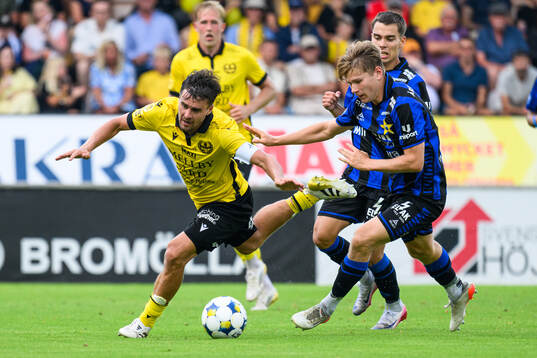 Mjällbys Jesper Gustavsson, Sirius Leo Walta och Victor