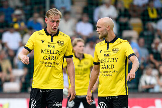 Mjällbys Herman Johansson och Viktor Gustafson