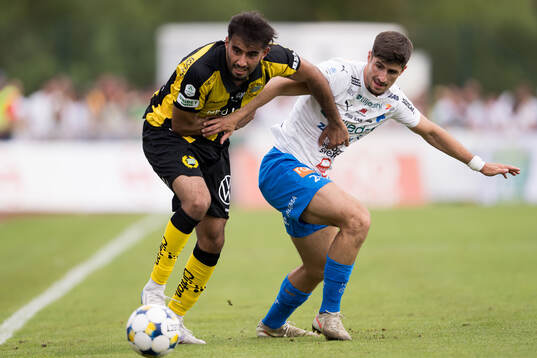 Hammarbys Montader Madjed och Värnamos Emin Grozdanic