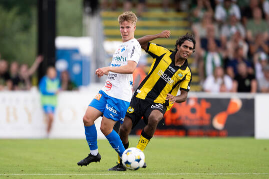 Värnamos Otso Liimatta och Hammarbys Jonathan Karlsson