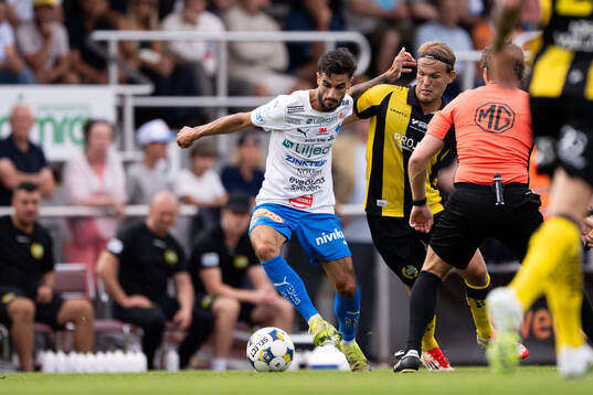 Värnamos Noah Shamoun och Hammarbys Markus Karlsson