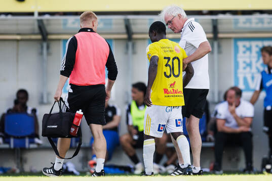 Falkenbergs Wanbe Godwin Aguda med skada
