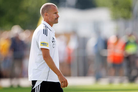 Falkenbergs tränare Christoffer Andersson