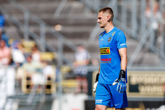 Landskronas målvakt Marcus Pettersson