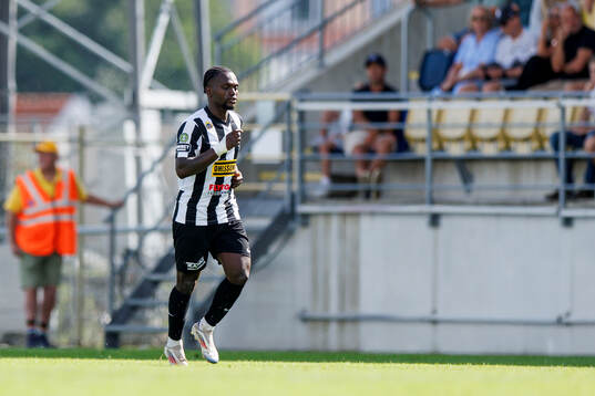 Landskronas Kofi Asare jublar
