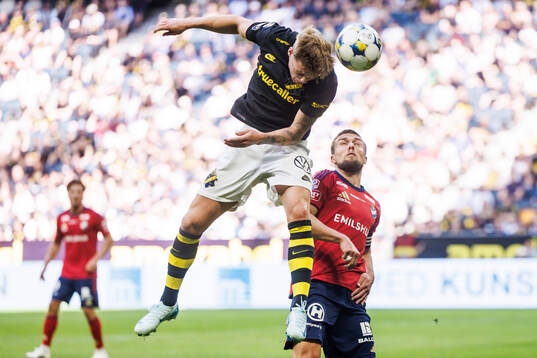 AIKs Erik Hovden Flataker och Östers Ivan Kricak