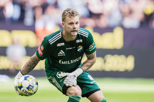 Östers målvakt Robin Wallinder