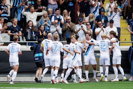 Djurgårdens Miro Tenho jublar