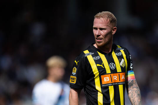 Häckens Mikkel Rygaard Jensen deppar