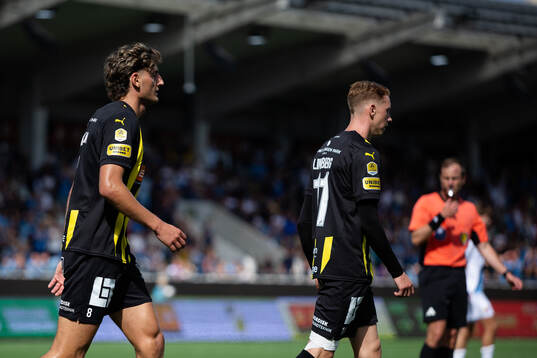 Häckens Silas Andersen och Julius Lindberg  deppar