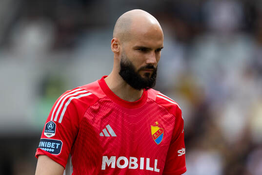 Djurgårdens målvakt Filip Manojlovic