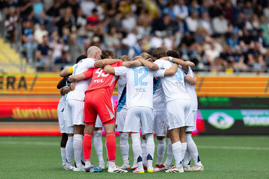 Djurgårdens spelare samlade