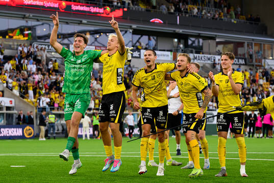 Elfsborgs målvakt Simon Eriksson, Leo Östman, Rasmus