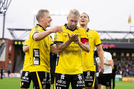 Elfsborgs Per Frick, Johan Larsson och Rasmus Wikström