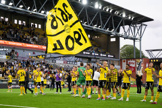 Elfsborgs spelare jublar