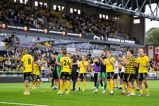Elfsborgs spelare jublar