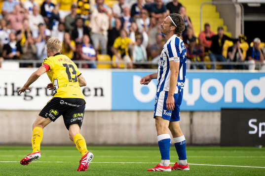 IFK Göteborgs Gustav Svensson deppar