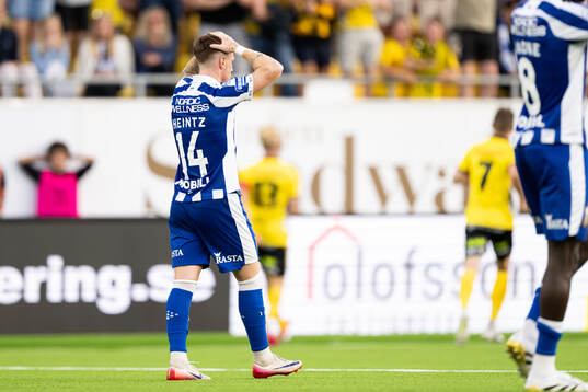 IFK Göteborgs Tobias Heintz deppar