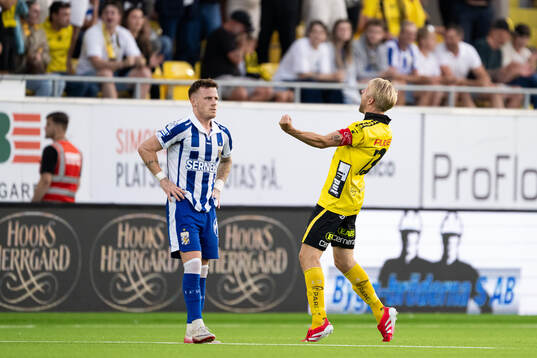 IFK Göteborgs Sebastian Clemmensen deppar och Elfsborgs