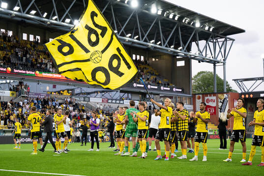 Elfsborgs spelare jublar