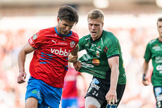 Helsingborgs Wilhelm Loeper och Varbergs Emil Hellman