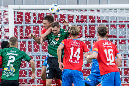 Helsingborgs Wilhelm Nilsson och Varbergs Niklas Dahlström