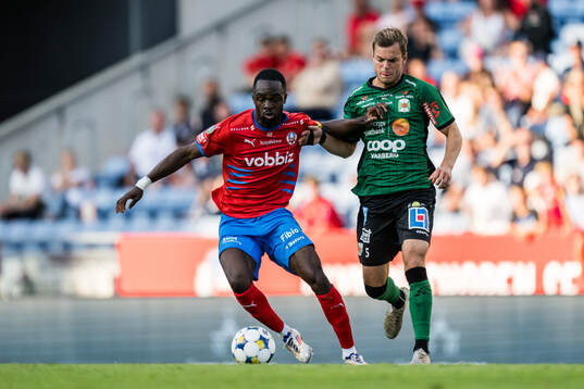 Helsingborgs Adam Akimey och Varbergs Albin Winbo