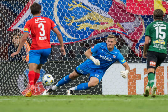 Helsingborgs målvakt Johan Brattberg