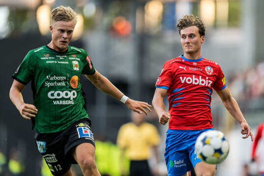 Varbergs Edvin Tellgren och Helsingborgs Casper Ljung