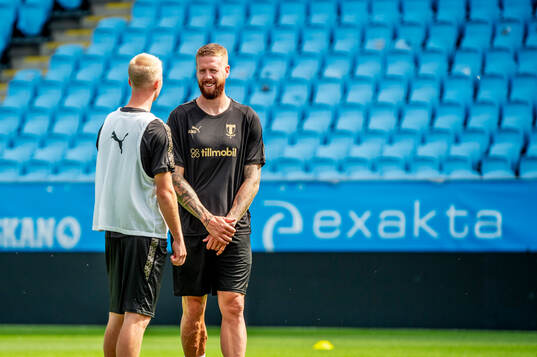 Daniel Gudjohnsen and Pontus Jansson