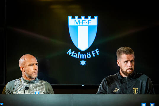 Head coach Henrik Rydström and Pontus Jansson