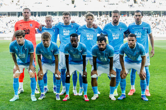 Starting eleven of Malmö FF