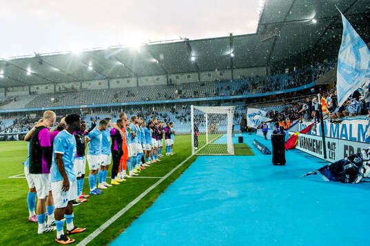 The players of Malmö FF celebrates