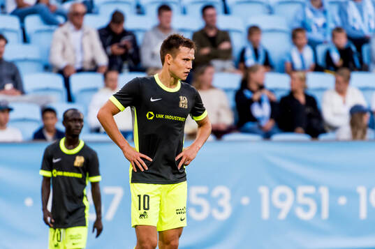 Janis Ikaunieks of FK RFS looks dejected