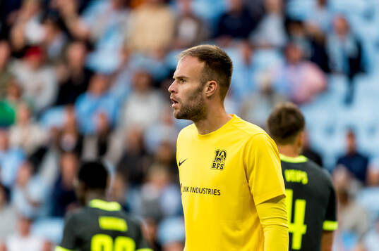 Goalkeeper Marko Maric of FK RFS