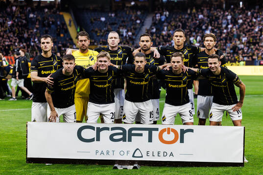 The starting eleven of AIK