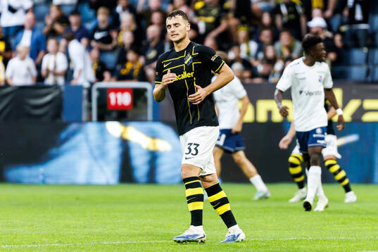 Áron Csongvai of AIK looks dejected