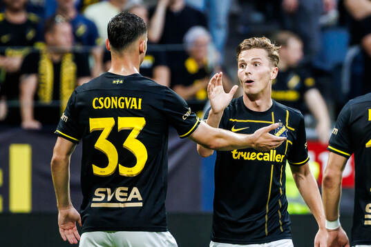 Johan Hove of AIK celebrates