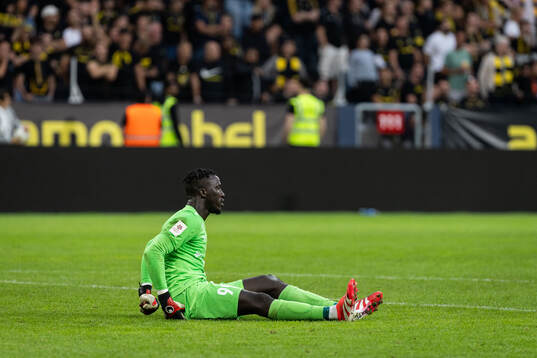 Ebrima Jarju goalkeeper of Paide Linnameeskond