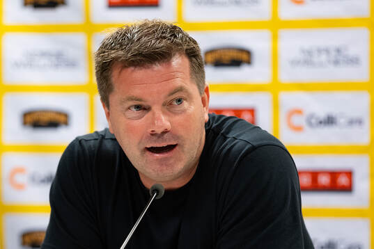 Coach Jens Gustafsson of Häcken