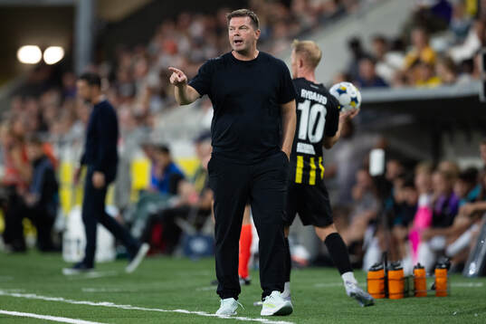 Head coach Jens Gustafsson of Häcken