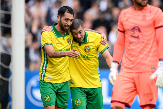 Nahir Besara and Oscar Johansson Schellhas of Hammarby