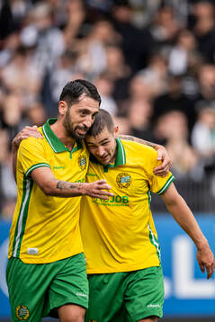 Nahir Besara and Oscar Johansson Schellhas of Hammarby