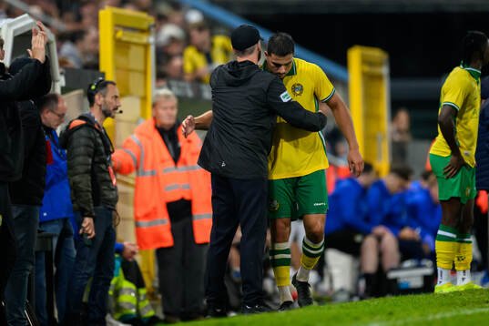 Coach Kim Hellberg and Jusef Erabi of Hammarby