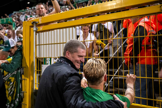 Ceo Richard von Yxkull and Simon Strand of Hammarby