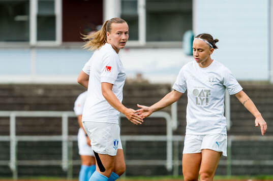 Malmö FFs Sara Kanutte Sørensen Fornes och Miljana