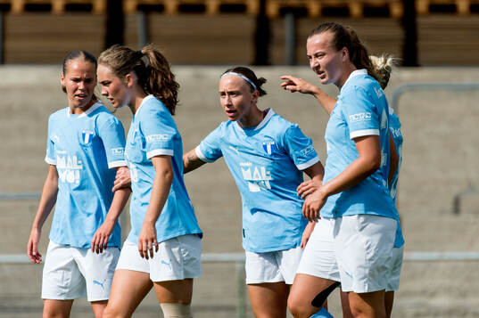 Malmö FFs Miljana Ivanovic jublar