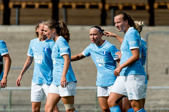 Malmö FFs Miljana Ivanovic jublar