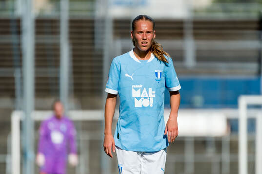Malmö FFs Karoline Olesen deppar