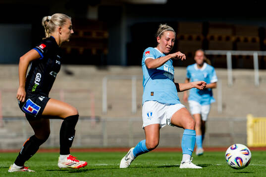 Malmö FFs Miljana Ivanovic och Mia Persson